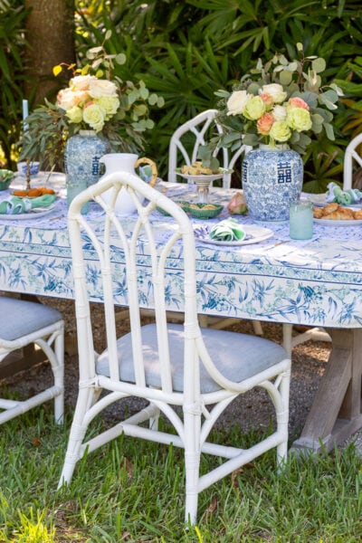 J’adorn J’cor blue and green table setting