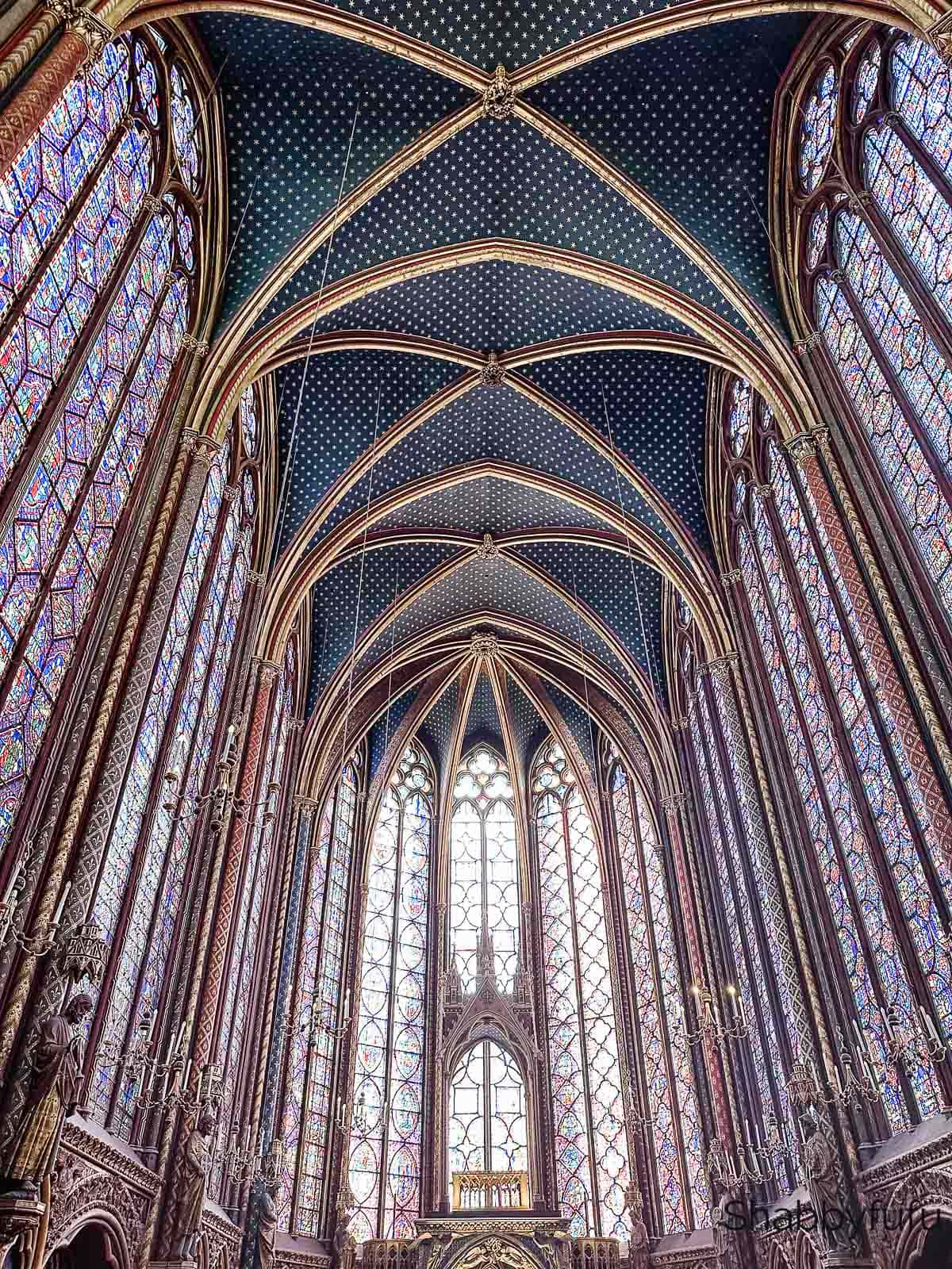 Sainte Chapelle leaded glass windows