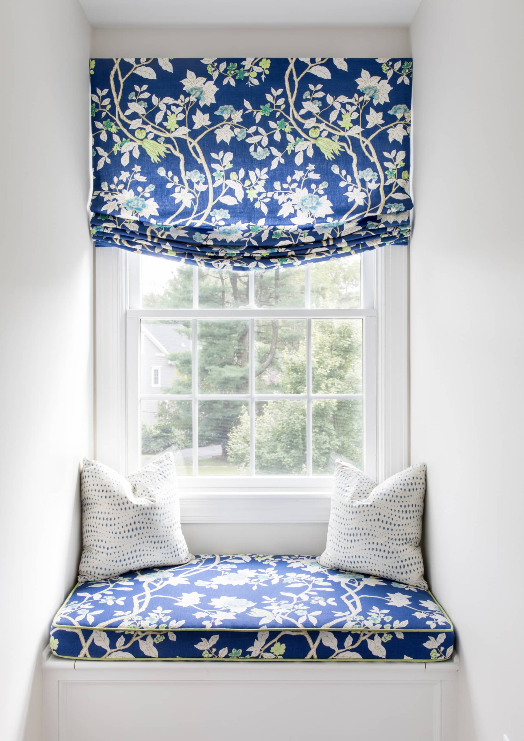 colorful elegance home tour - ideas for a window nook featuring colorful curtains