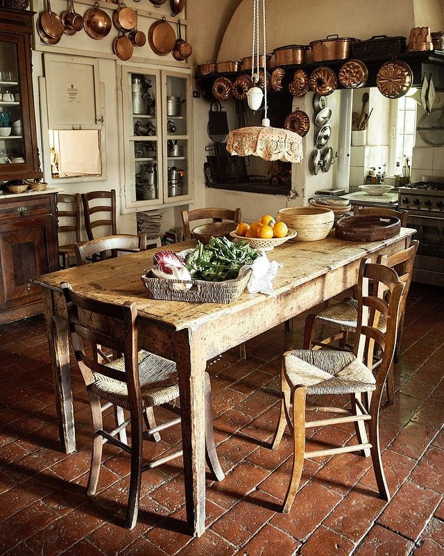cottage kitchen in rustic style