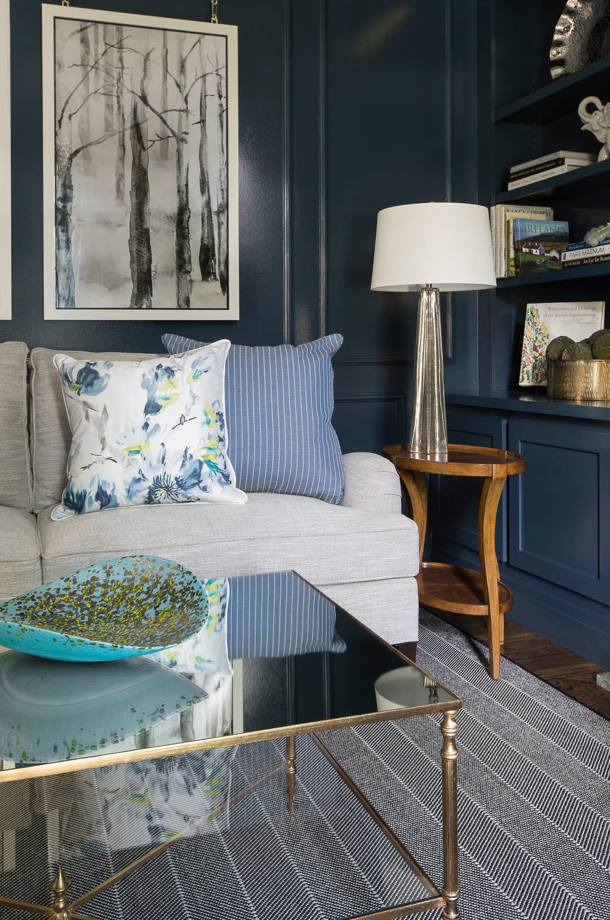 House Tour: An Elegant and Timeless Period Home for all Navy Blue Interiors  Lovers