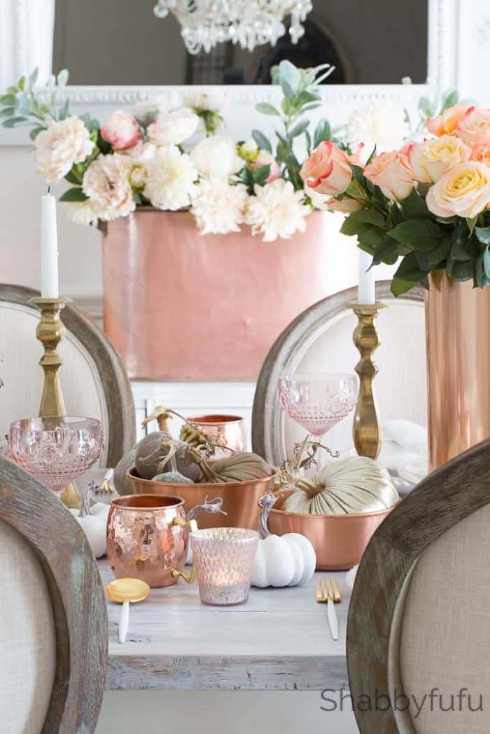 Accenting A Fall Table With Copper & More! Style Showcase 204