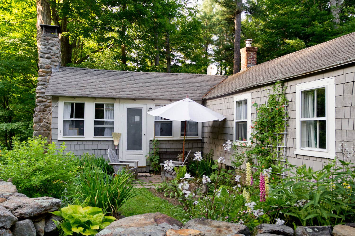 Enchanting outdoor cottage in New Hampshire featured in home tour