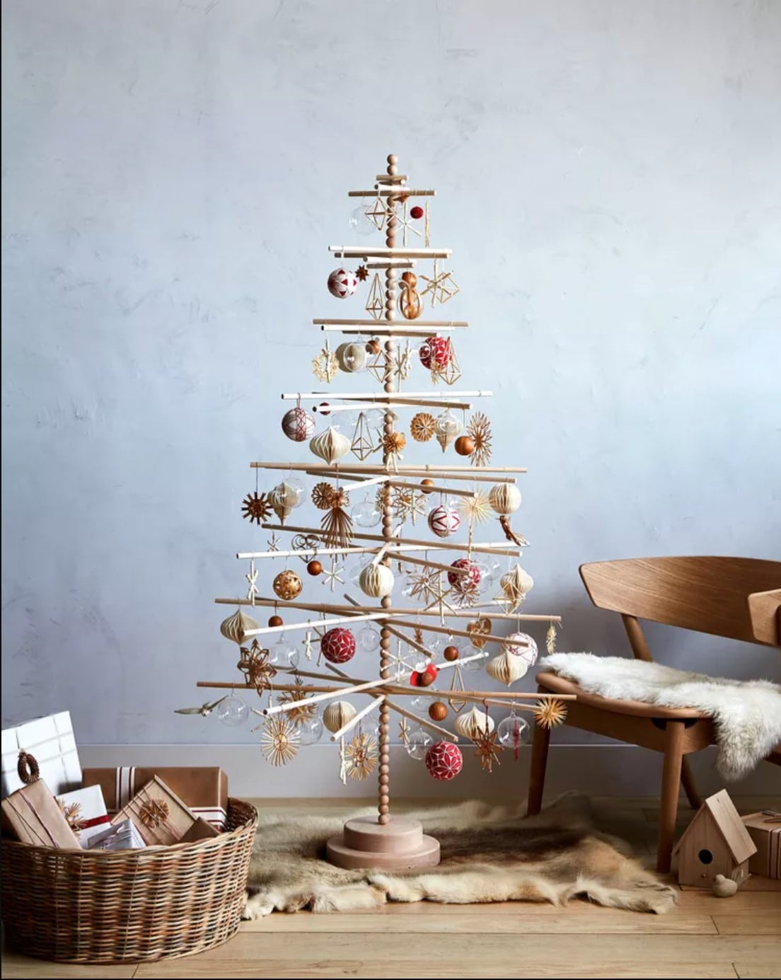 Hygge style Christmas tree idea
