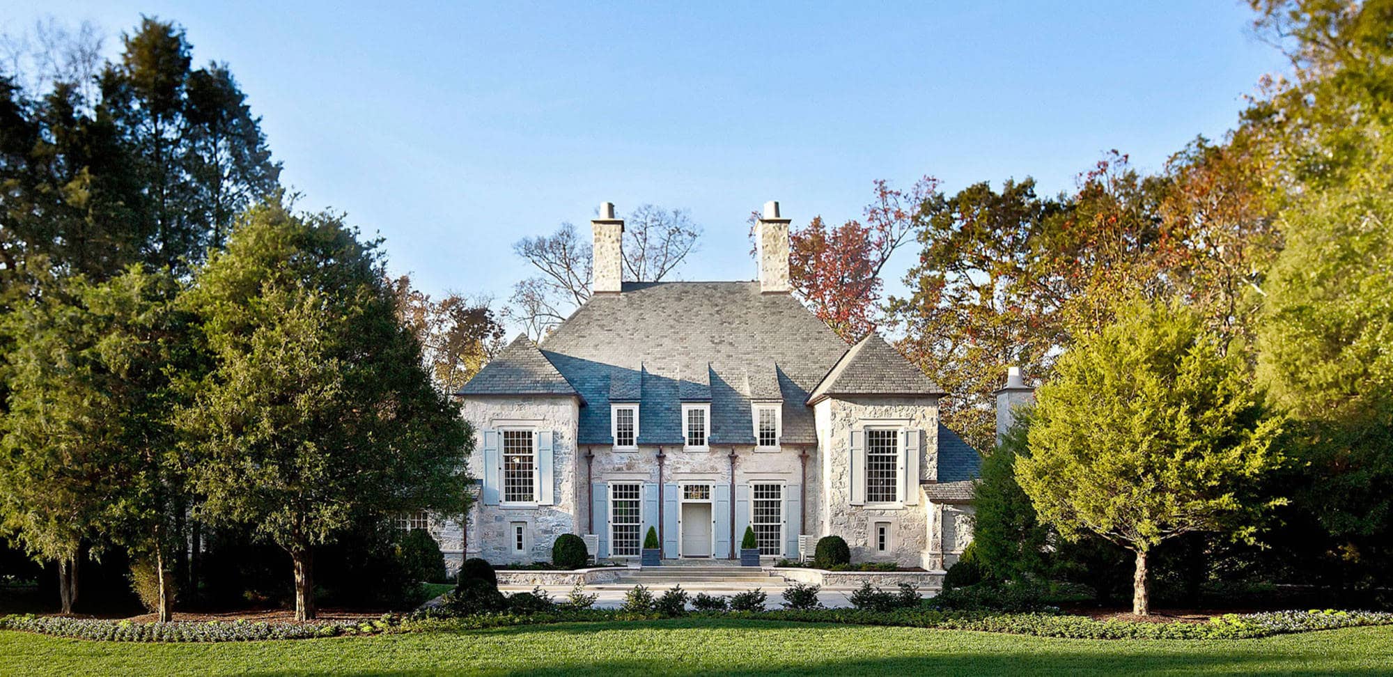 Home tour featuring a New Manor Residence in Morrocroft showcasing the stone exteriors with traditional style.