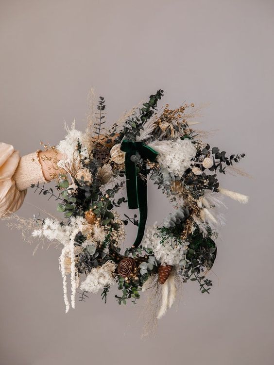botanical wreath idea
