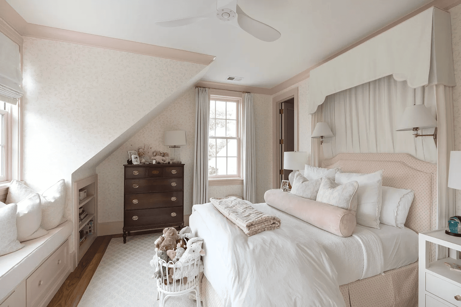 Traditional child's bedroom featured in Charleston Harbor home tour