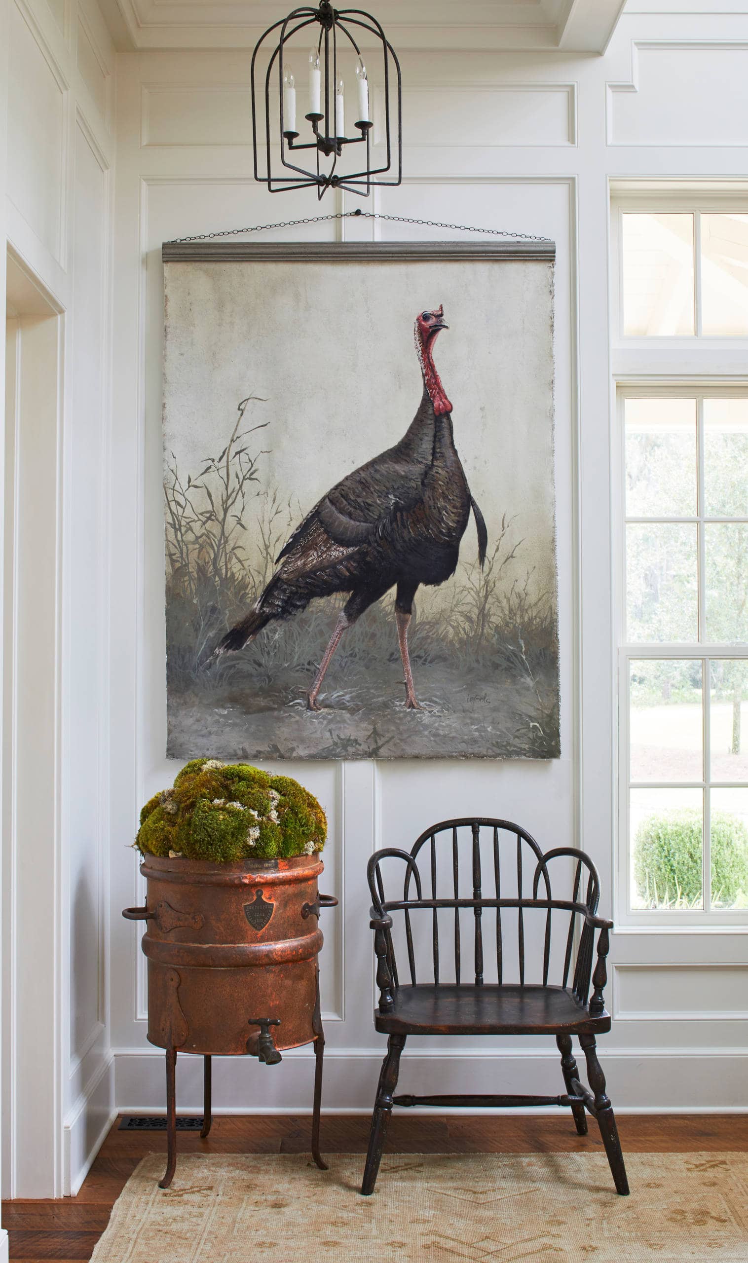 Atlanta Home tour titled "Relaxed Island Life - Coastal Home Tour" with a coastal inspired decor with traditional elements.