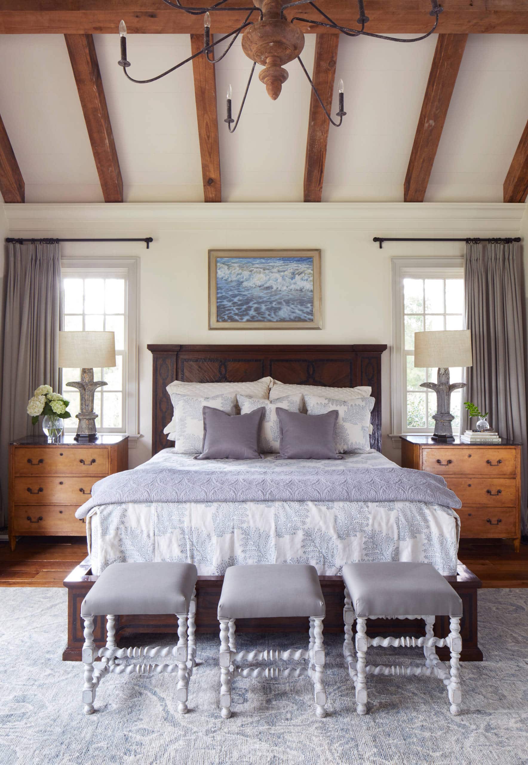 Atlanta Home tour titled "Relaxed Island Life - Coastal Home Tour" with a coastal inspired decor with traditional elements.