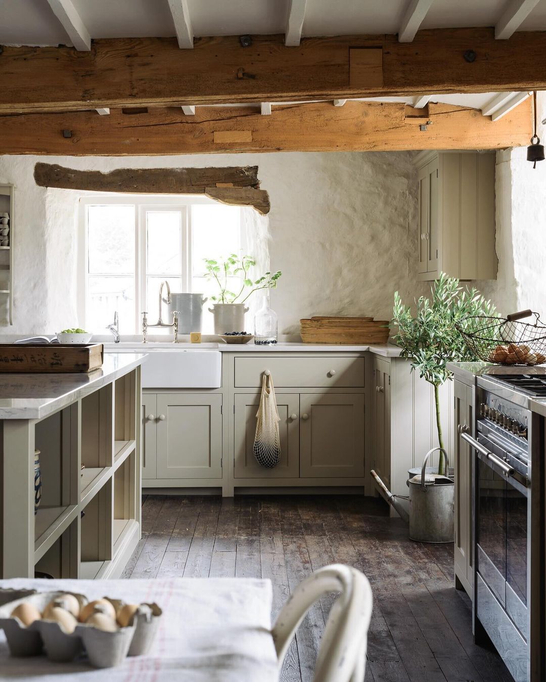 Timeless allure of old homes example showcasing a traditional kitchen in neutral tones