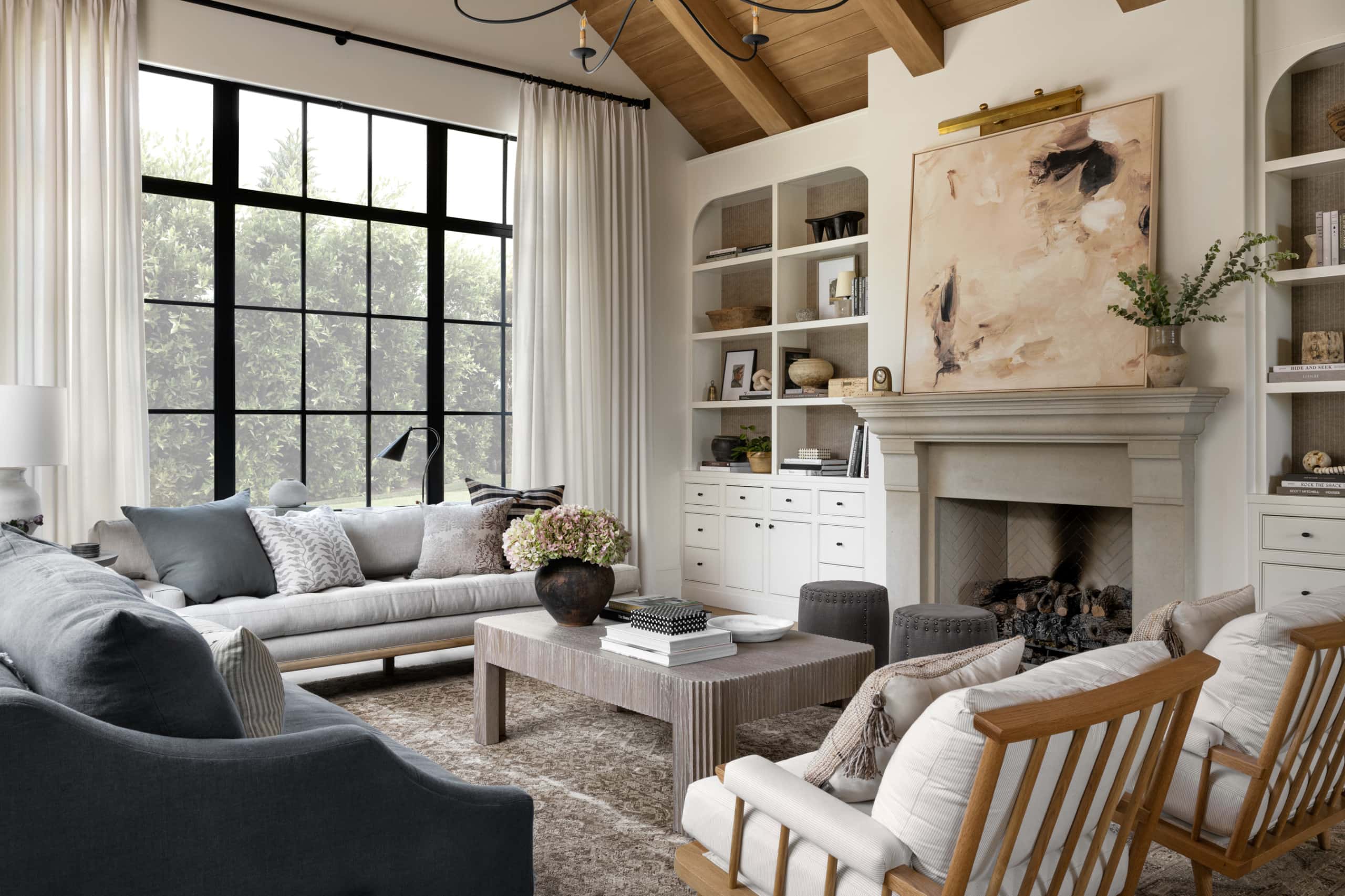 Quiet luxury living room example in home decor