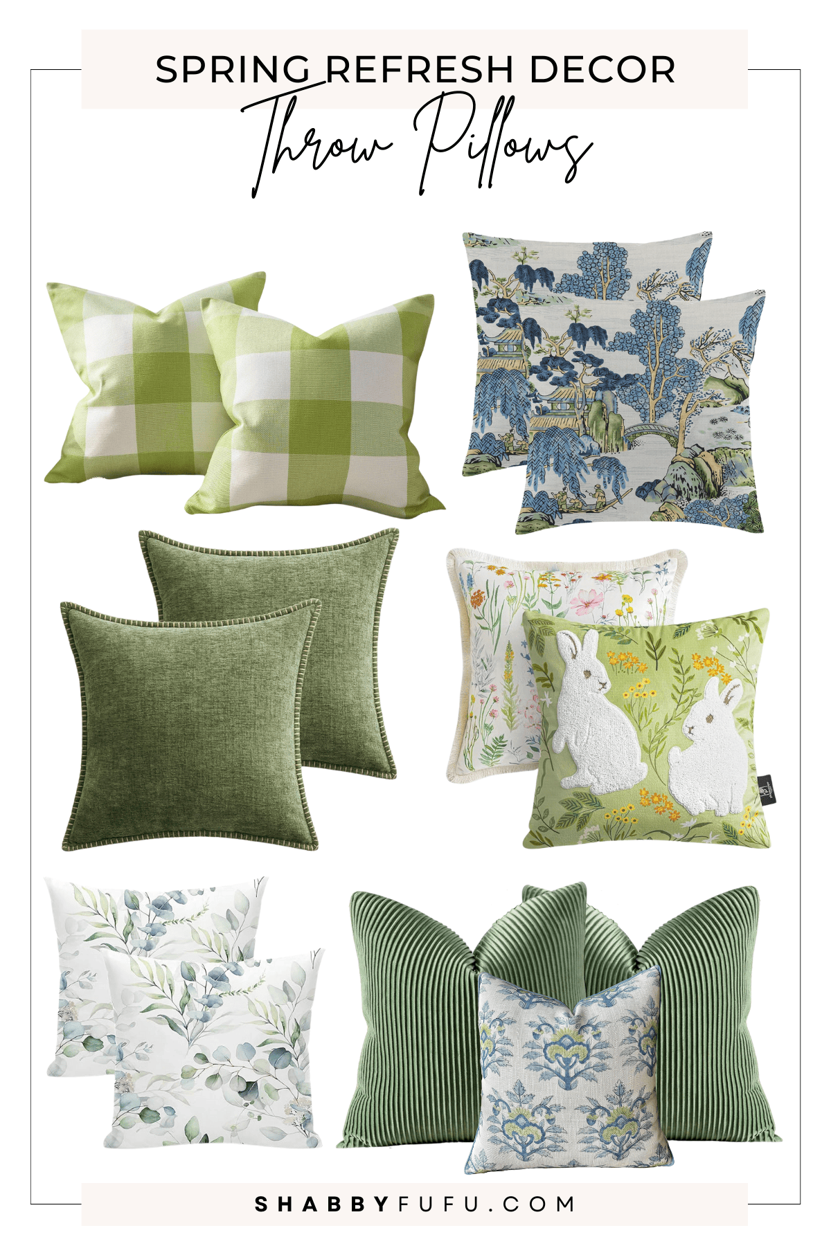 spring awekening pinterest decorative image featuring a collage of spring themed products for the home