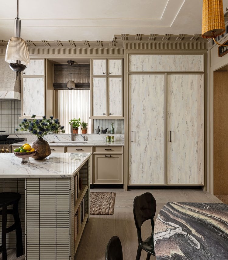 Wesley Moon interior design featuring neutral kitchen