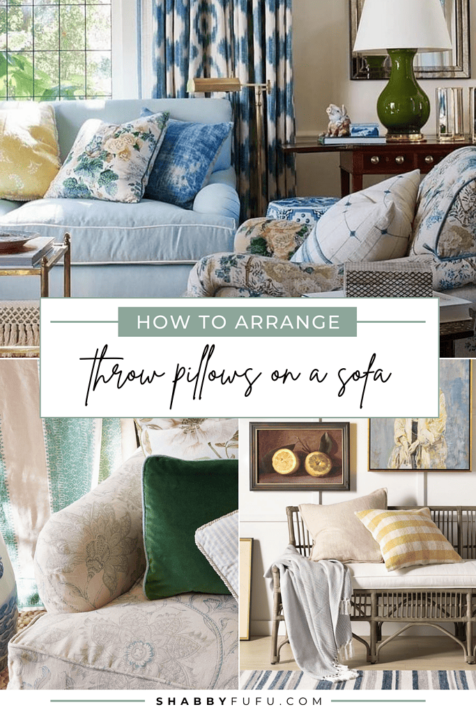 How To Arrange Throw Pillows On A Sofa - shabbyfufu.com