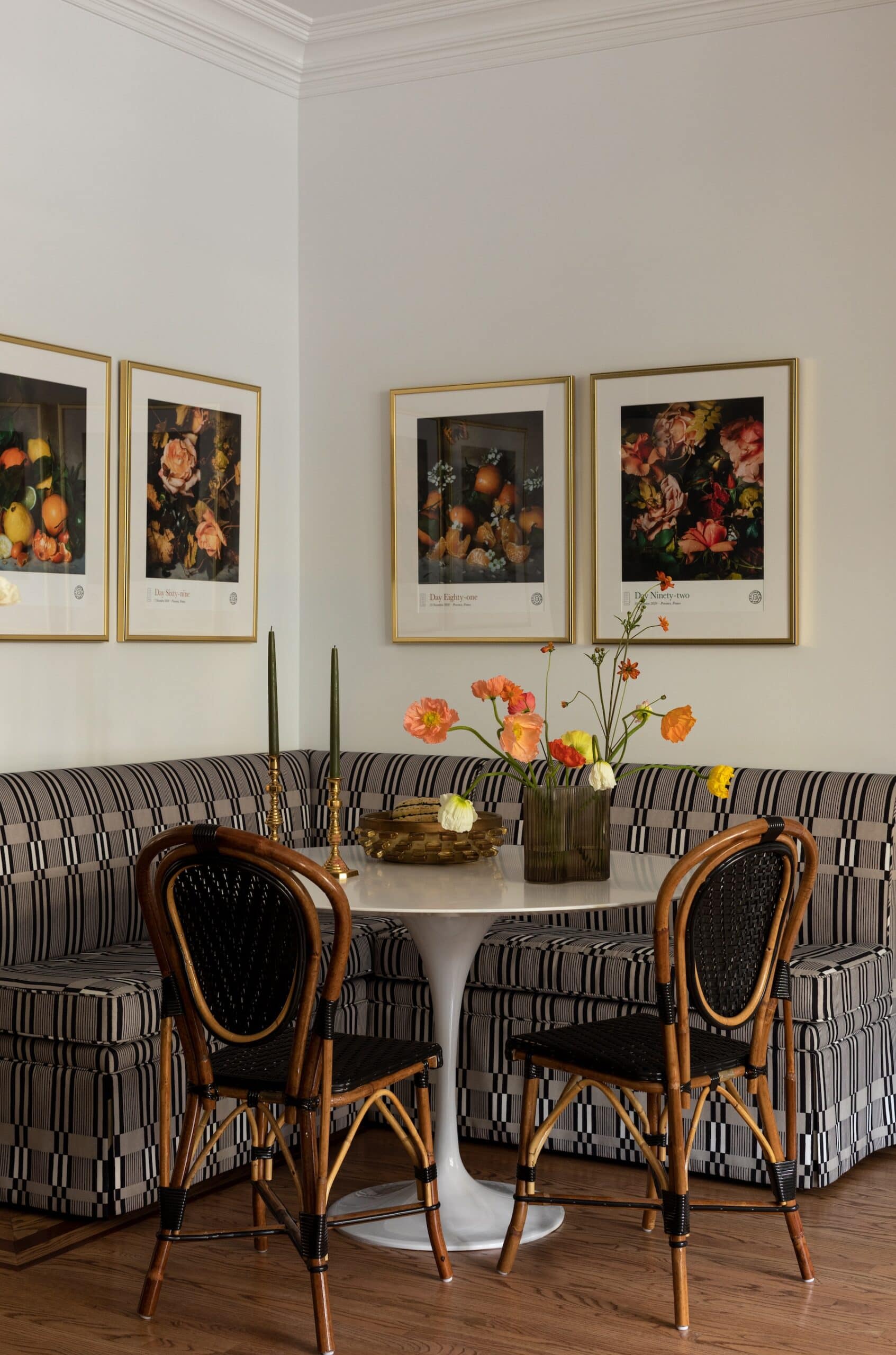 Fresh young design with mid century dining room by Alexandra Kaehler.