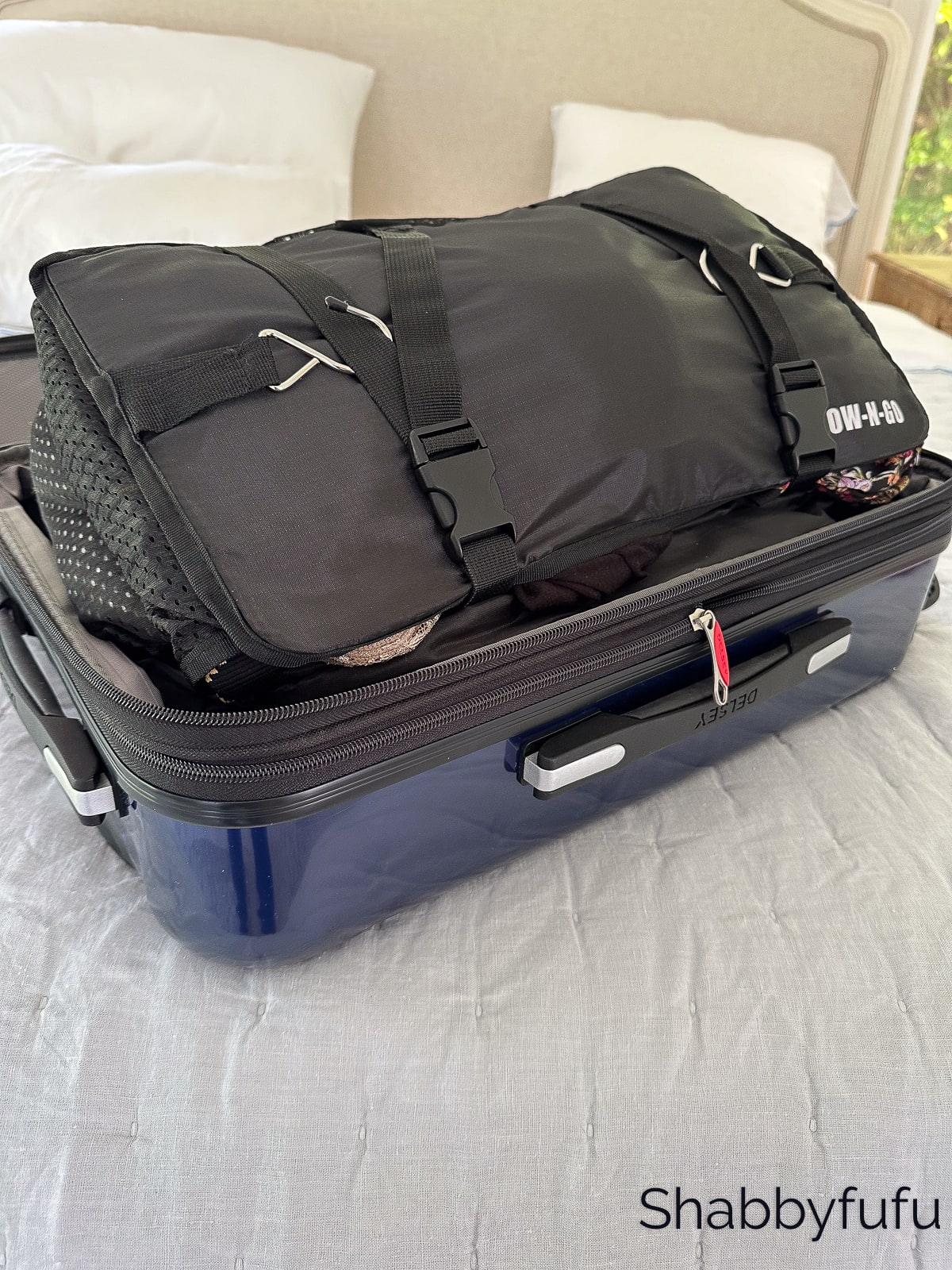 pack a carry-on with this closet system