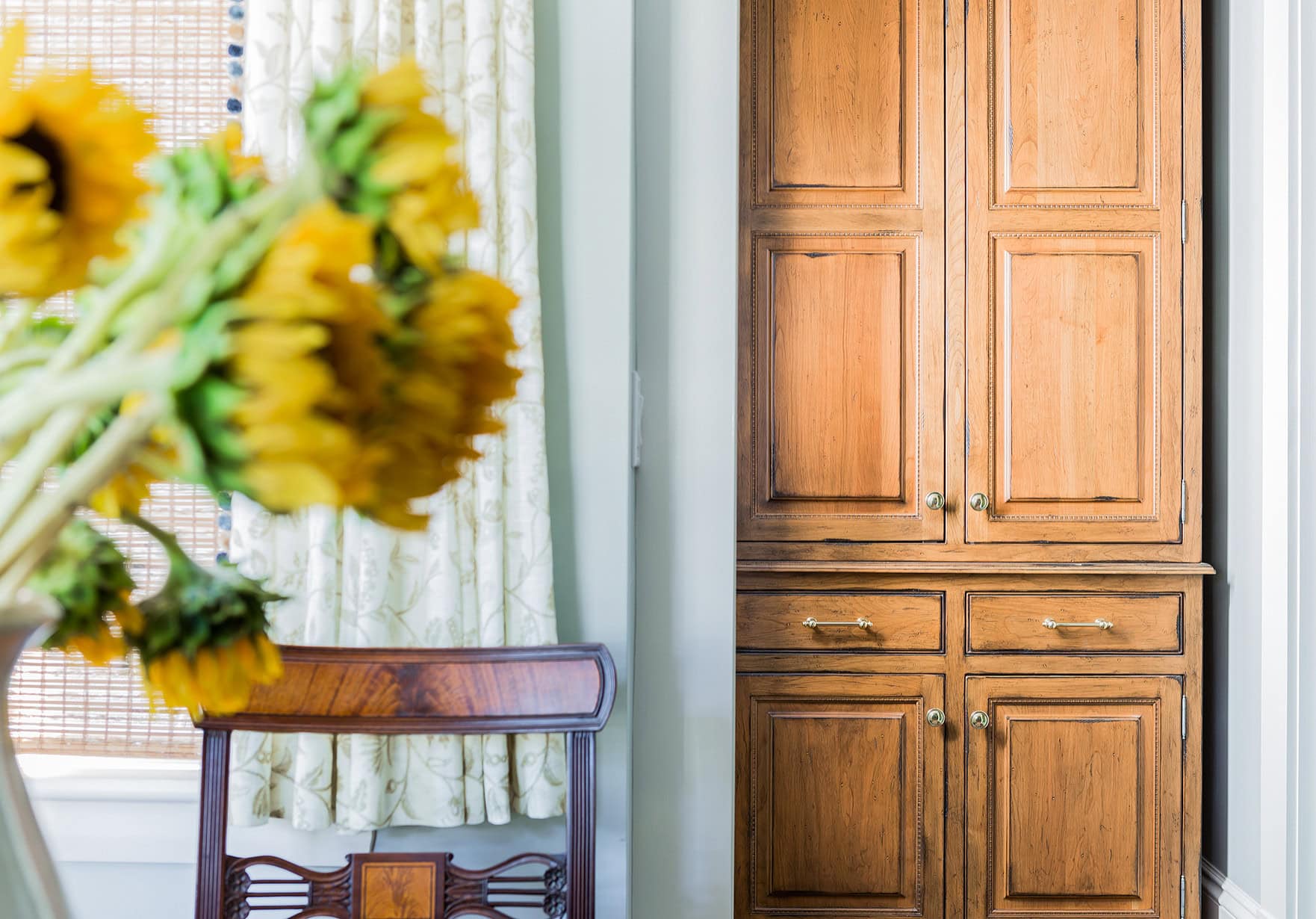 Kitchen in traditional chic style featured in renovation home tour