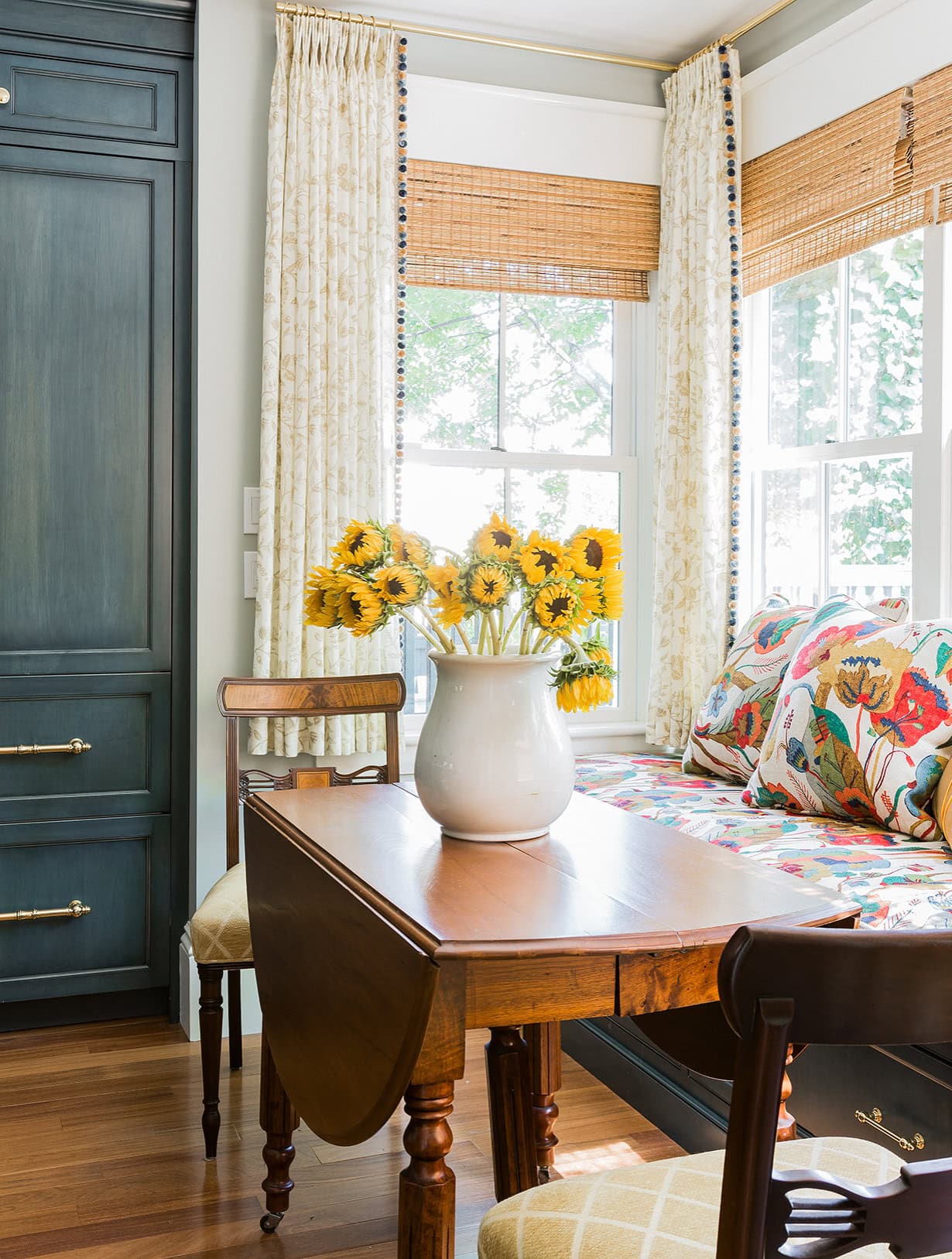 Kitchen in traditional chic style featured in renovation home tour