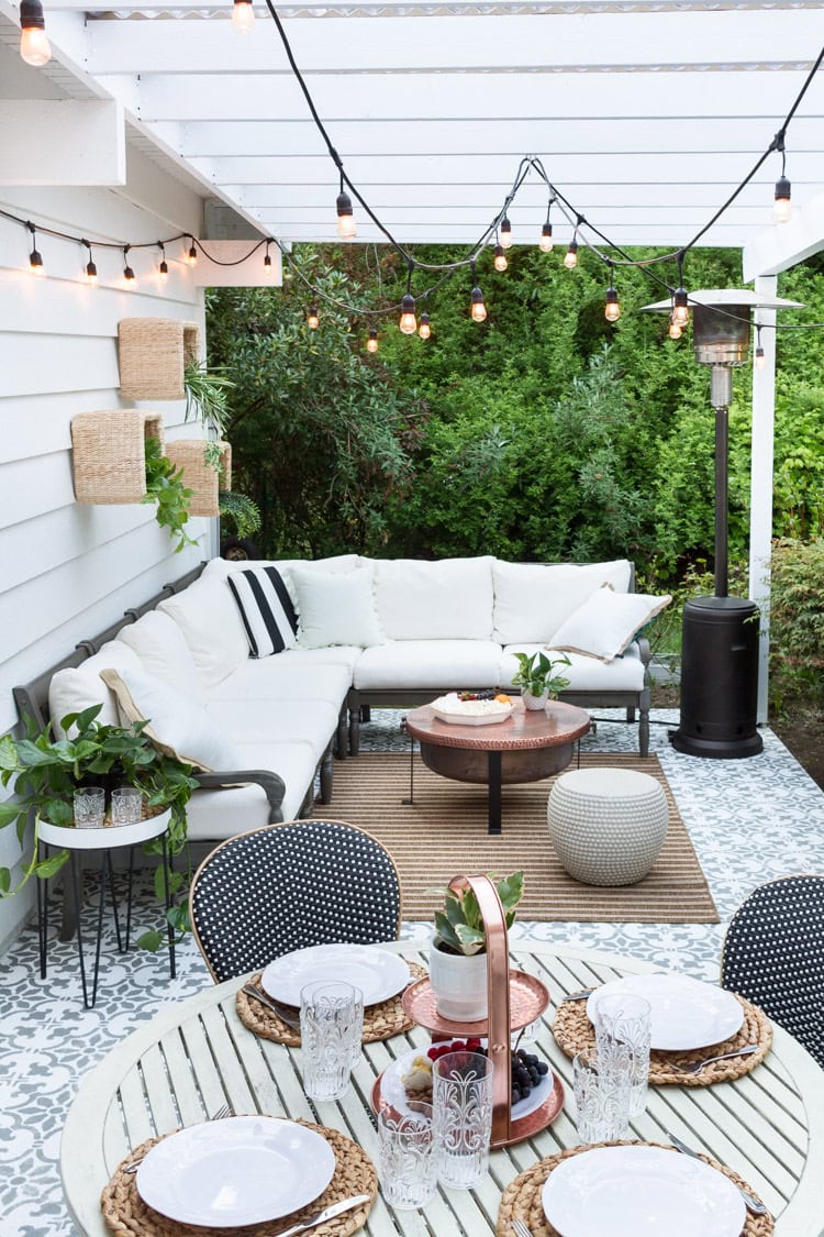 Budget-friendly patio and pool Budget-Friendly Pool and Patio Must-Haves for Summer Serenity example showcasing small patio