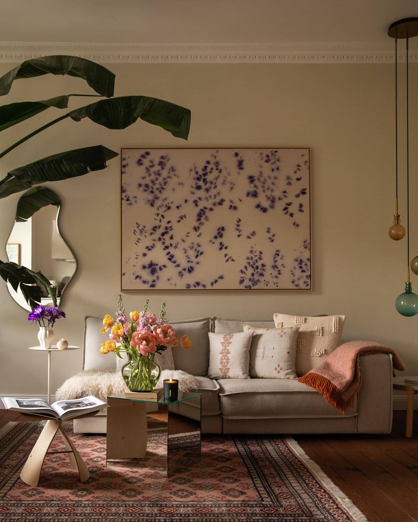 stylish living room room featured in tips on how to avoid common decorating mistakes