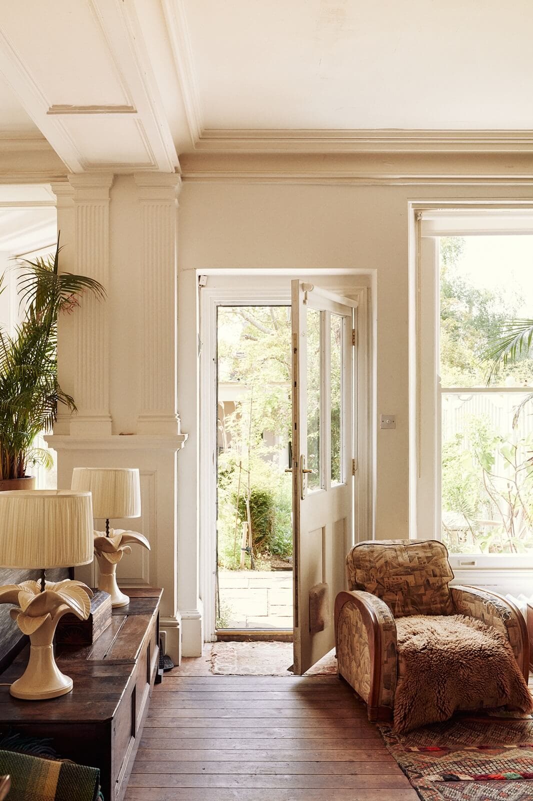 stylish living room featured in tips on how to avoid common decorating mistakes