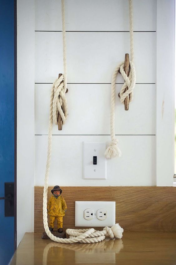 Idea to embrace a nautical theme decor featuring kitchen