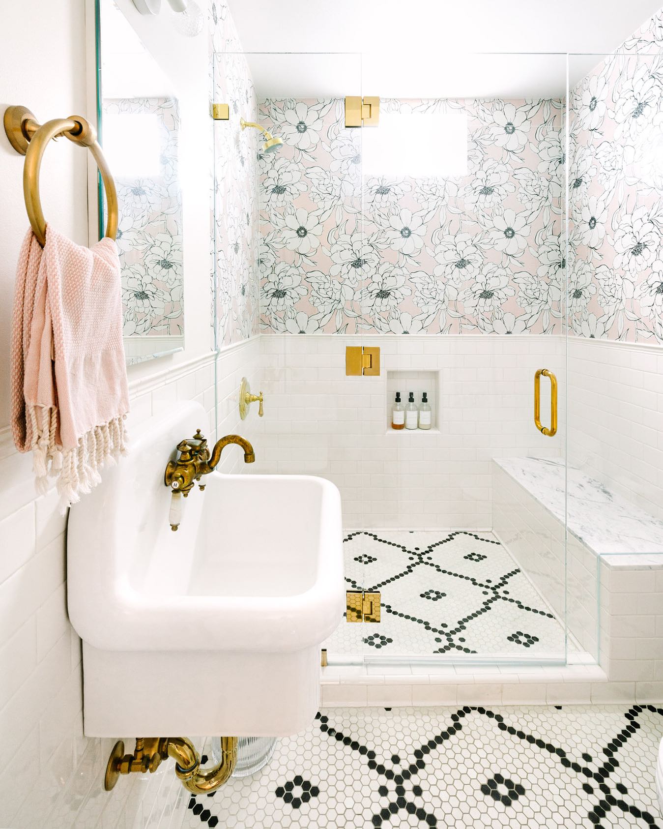 Budget bathroom remodeling ideas featuring feminine bathroom