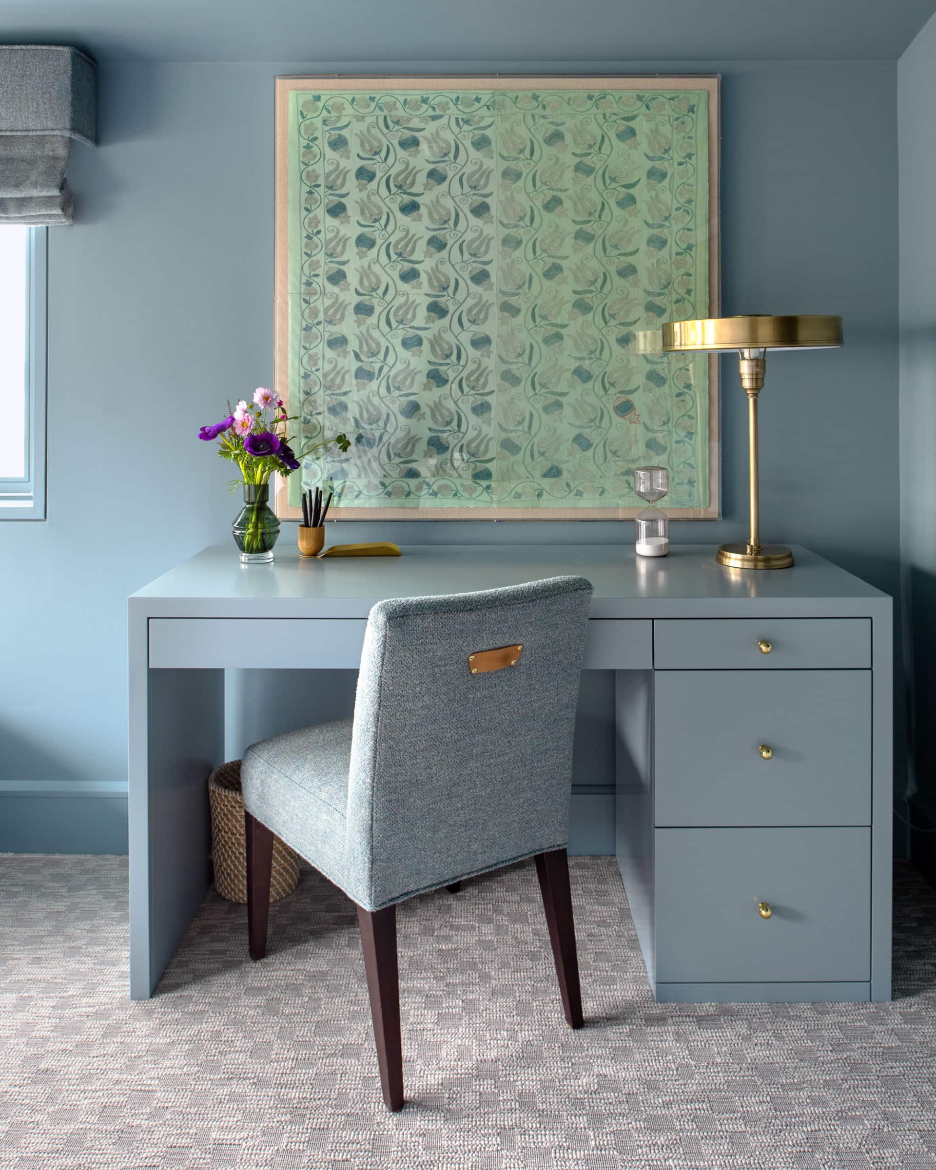 Photo of studio from project Pacific Heights I designed by Marea Clark