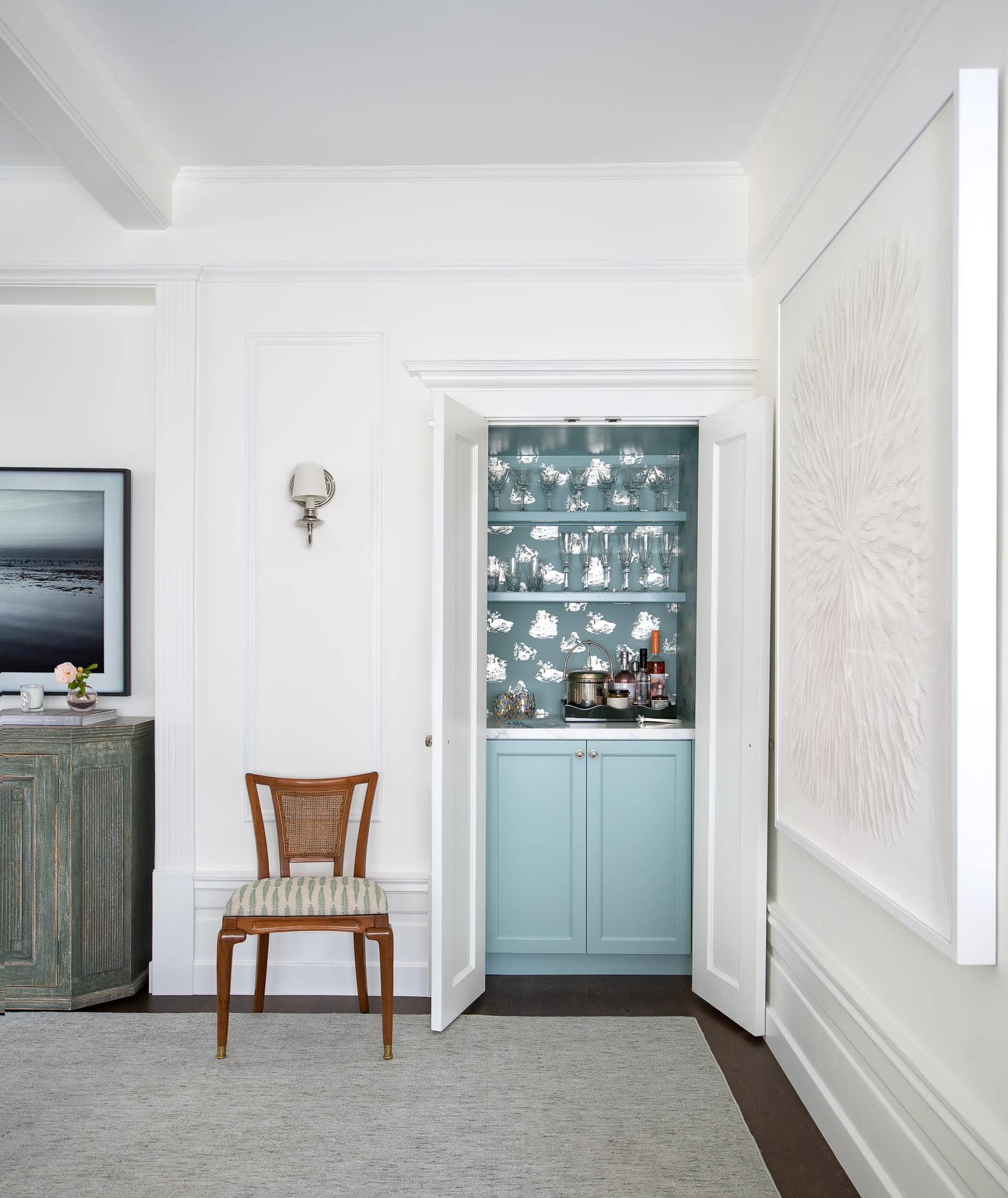 Photo of living room from project Pacific Heights I designed by Marea Clark