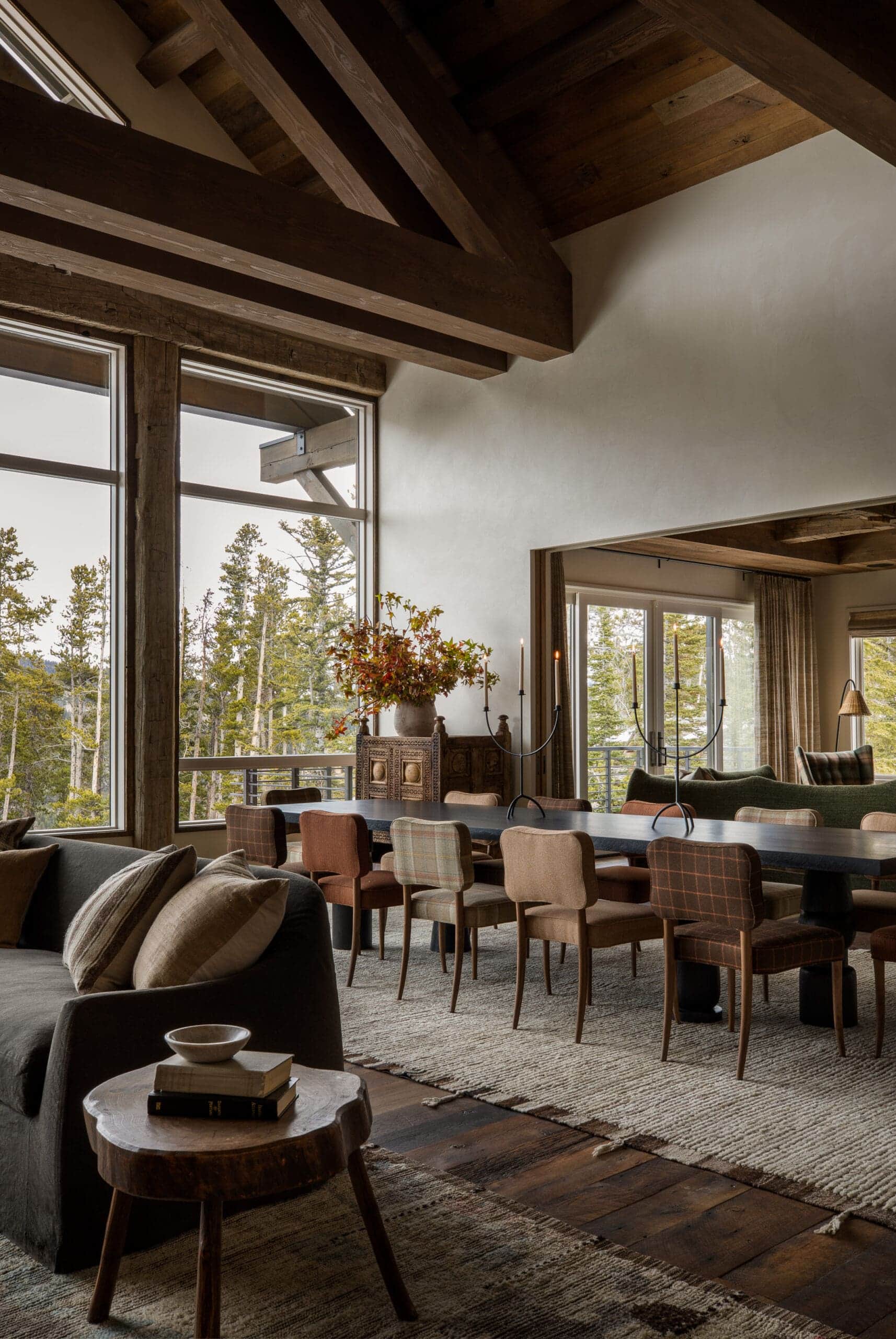 Californian-Inspired Luxury Aesthetic idea featuring bnew traditional style dining room designed by Amber Lewis