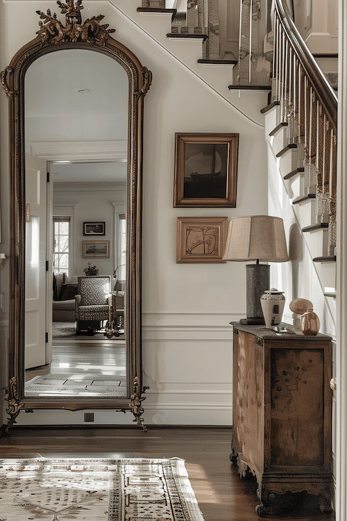 Example of traditional nancy mayer-styled foyer decorating ideas