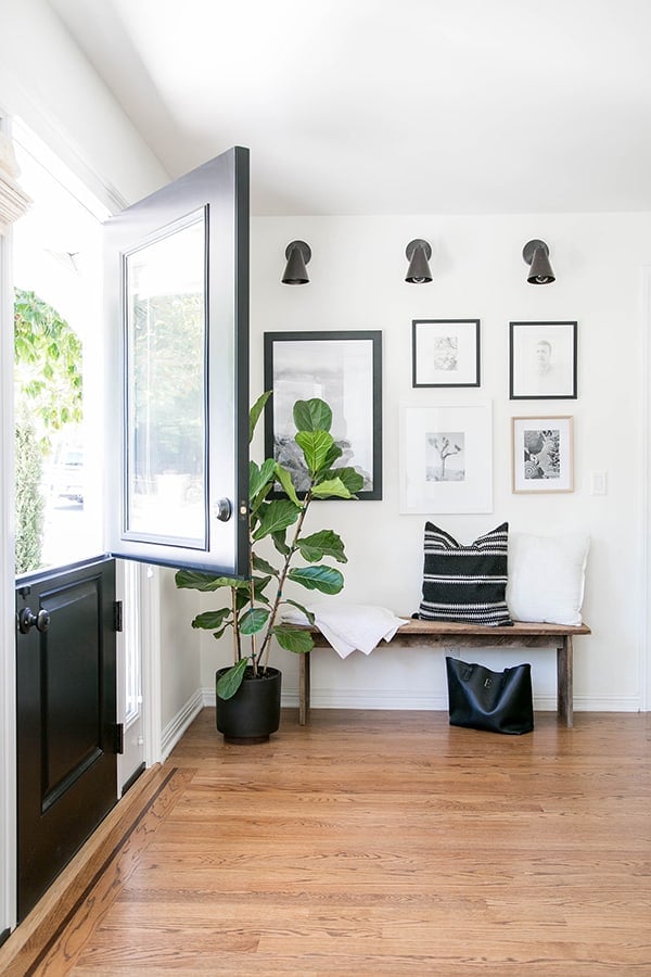 Example of minimalist foyer decorating ideas