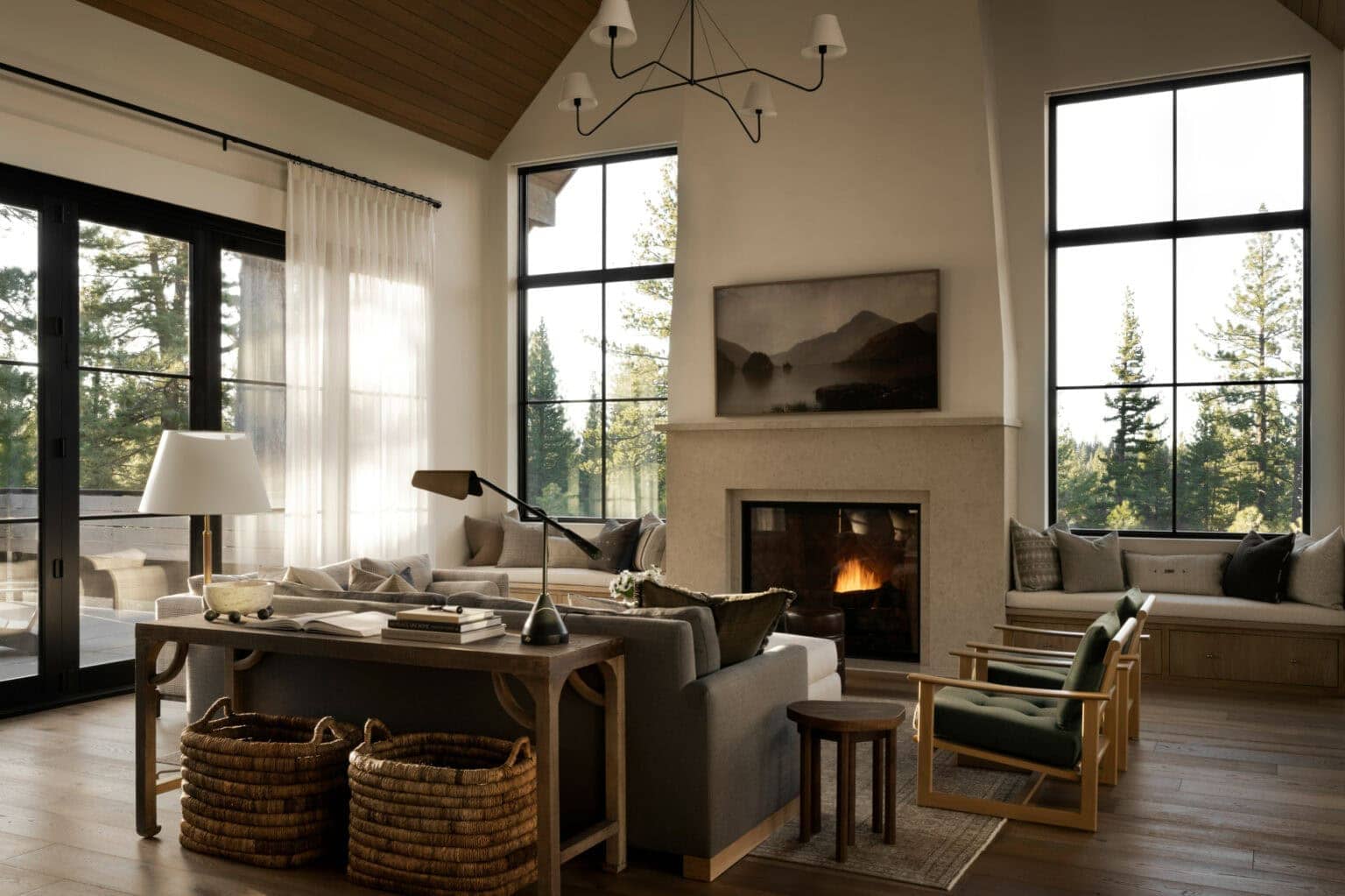 Modern living room decor ideas featuring a transitional living room with a transitional style.