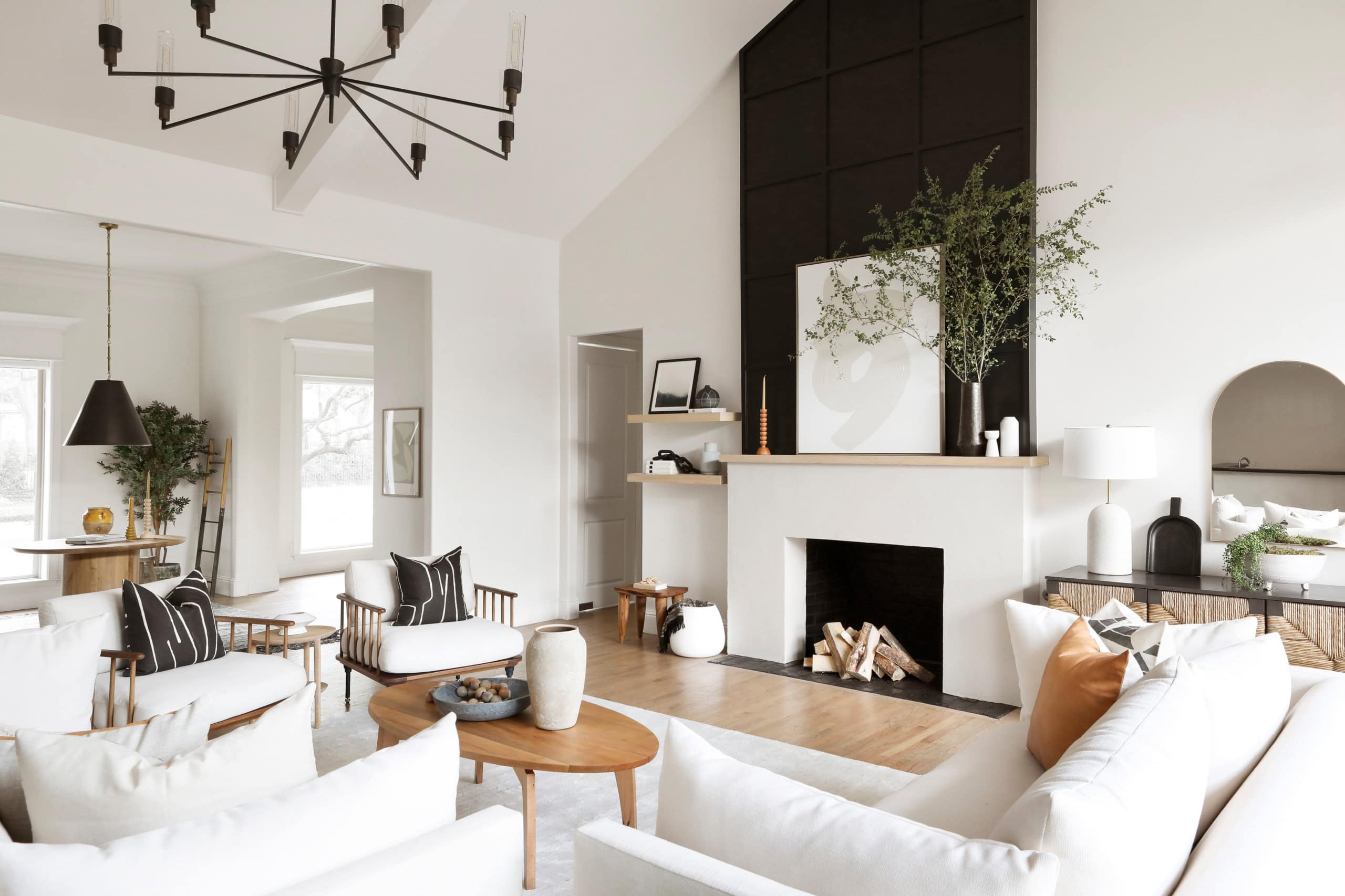 Modern living room decor ideas featuring a transitional living room with a transitional style.