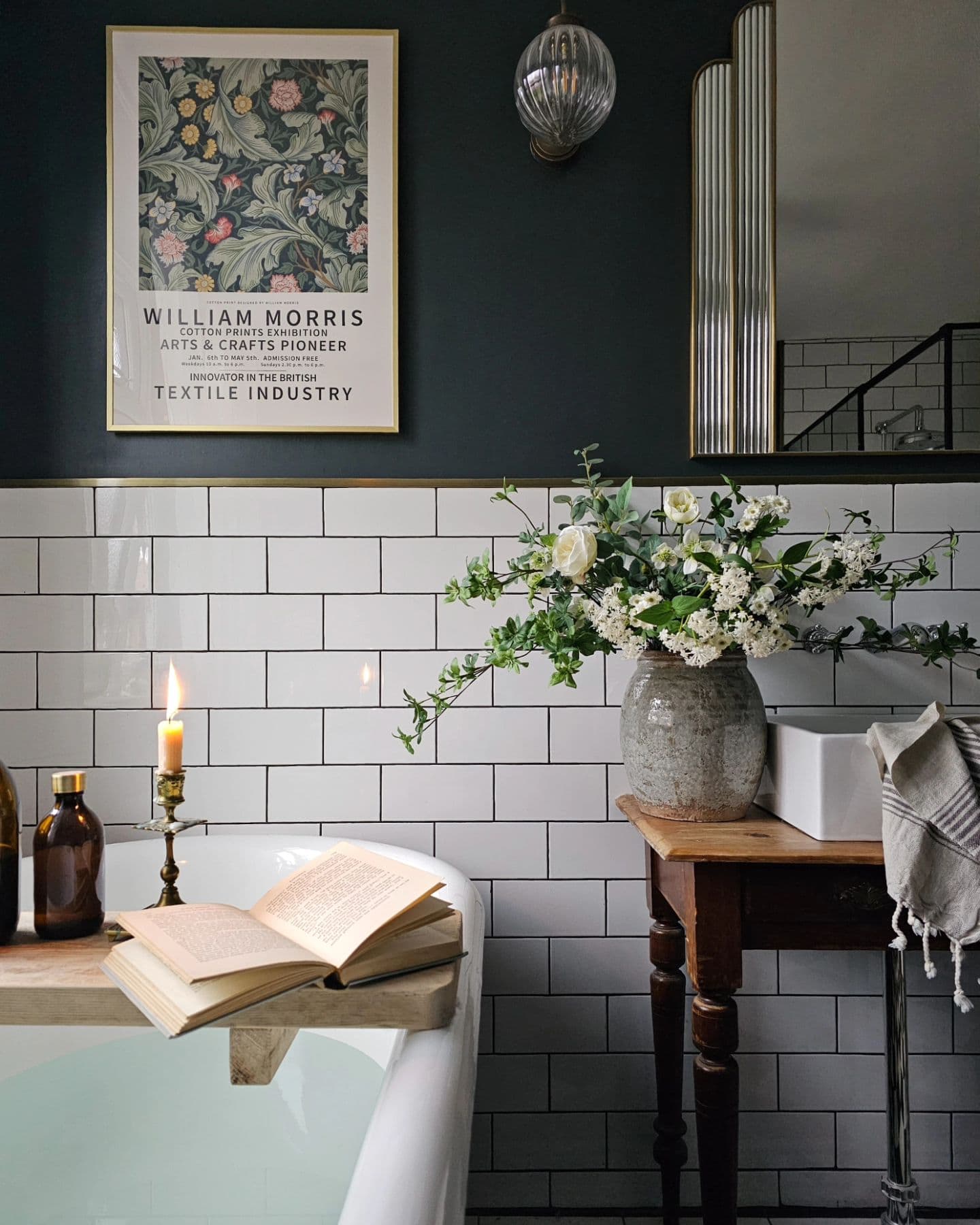 30 Cozy And Warm Fall Bathroom Decor Ideas - shabbyfufu.com, image size:1440x1800