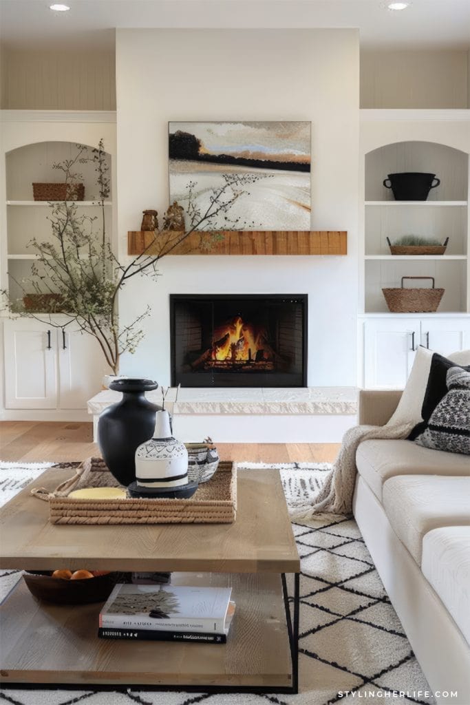 Modern living room decor ideas featuring a transitional living room with a transitional style.