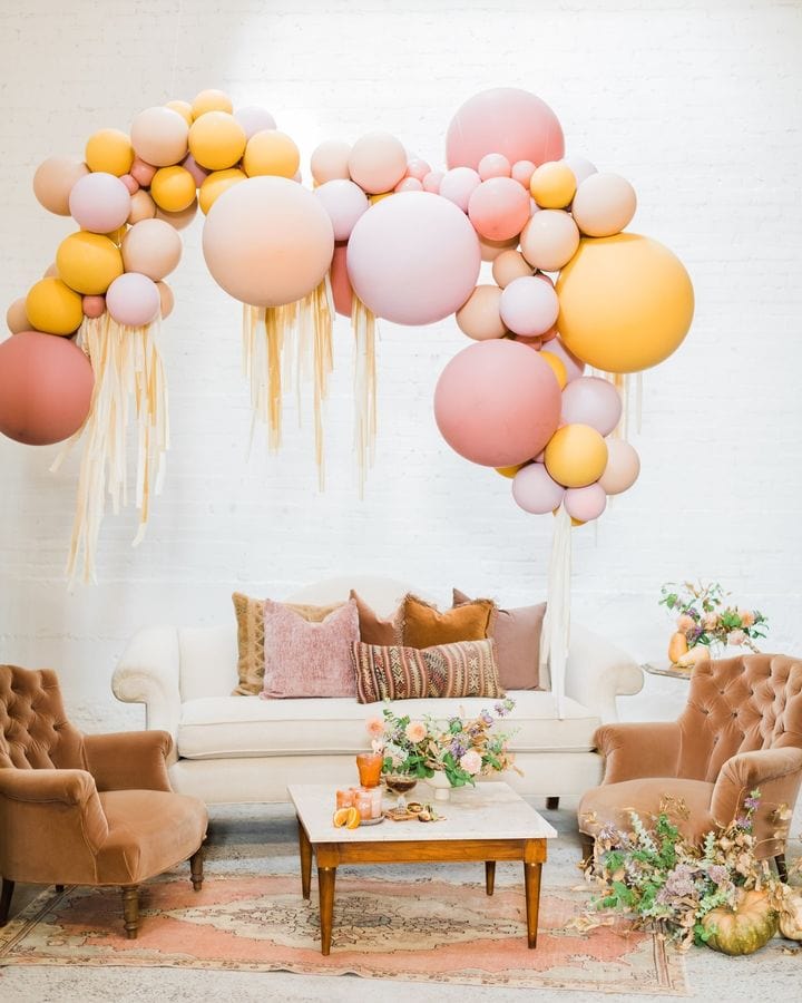 Friendsgiving Aesthetic inspiration idea featuring a cozy living room decor