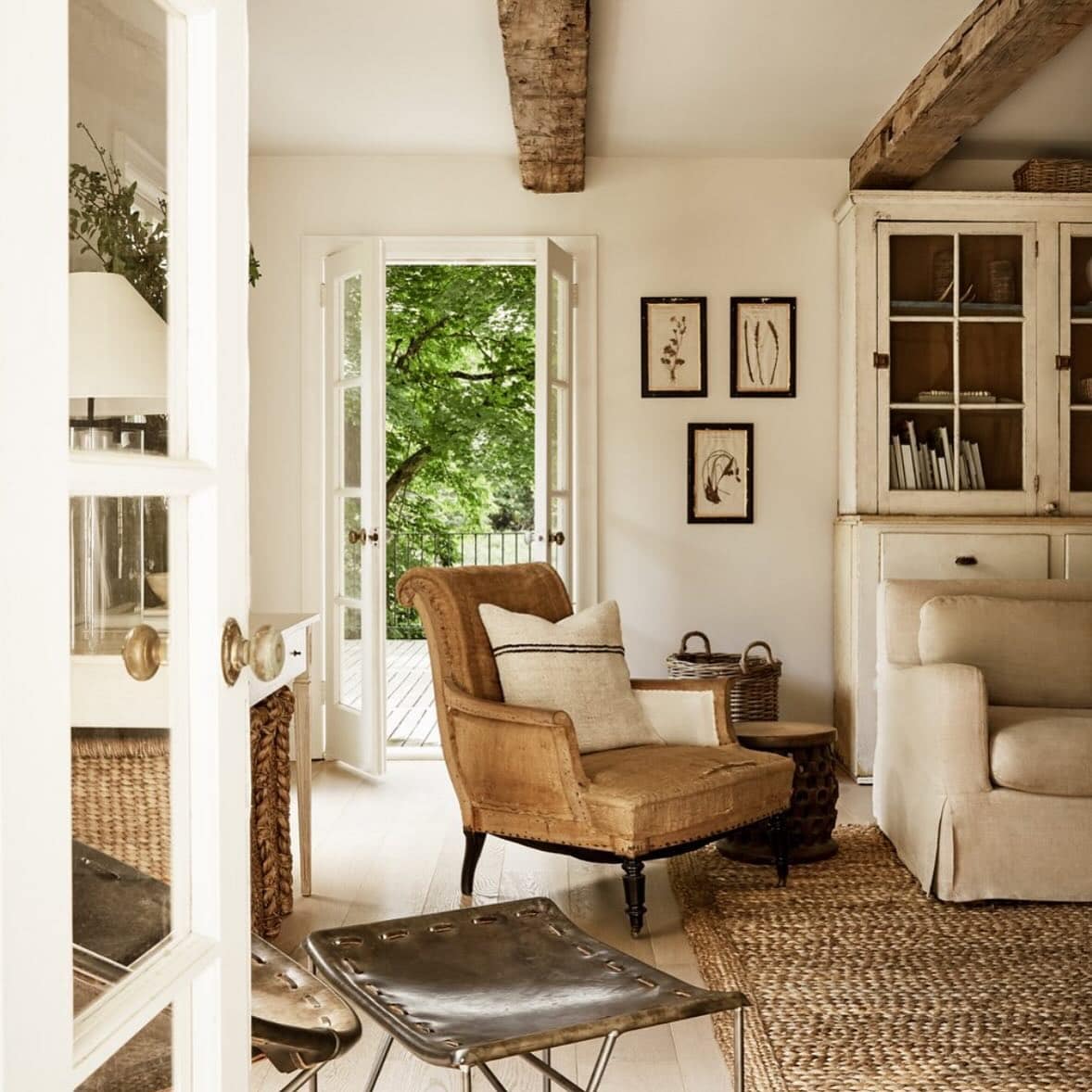 Image shown as example of living room area rugs in a modern traditional style