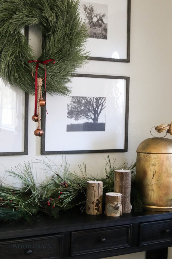 Holiday entryway idea featuring an foyer in modern style