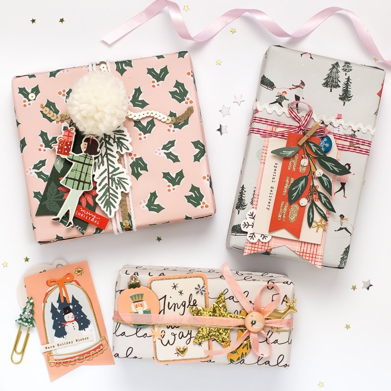 Example of the Gift Wrapping Aesthetic Trend featuring kid-friendly style