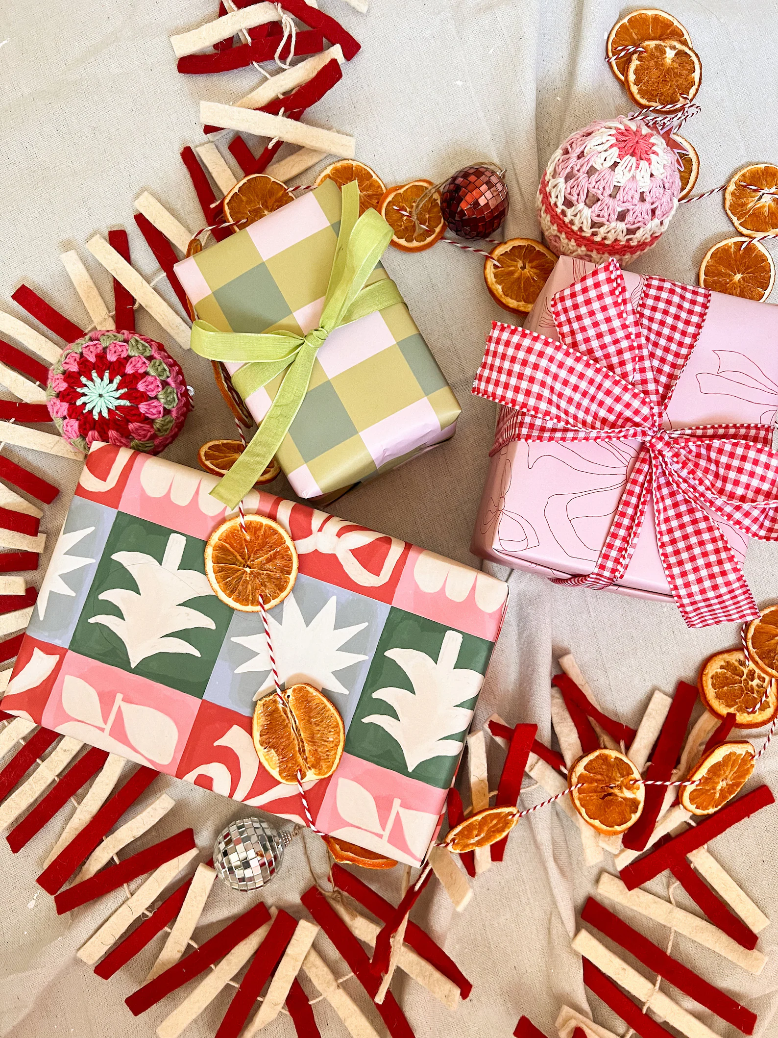 Example of the Gift Wrapping Aesthetic Trend featuring kid-friendly style