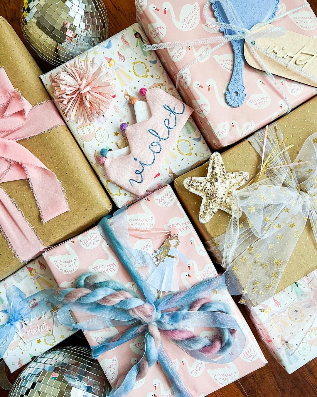 Example of the Gift Wrapping Aesthetic Trend featuring kid-friendly style