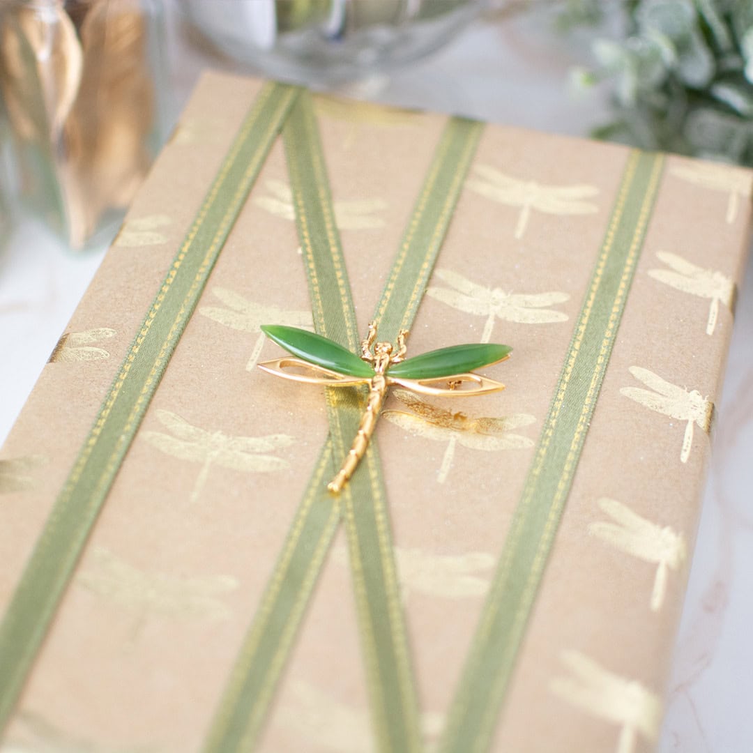 Example of the Gift Wrapping Aesthetic Trend featuring Victorian light colored style