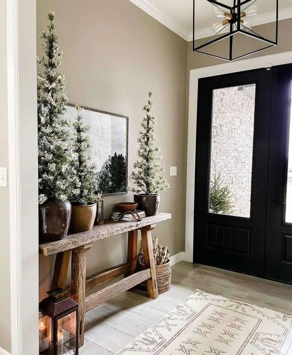 Holiday Entryway Ideas: Simple Decor Tips for a Merry Welcome -  shabbyfufu.com, image size:968x1178