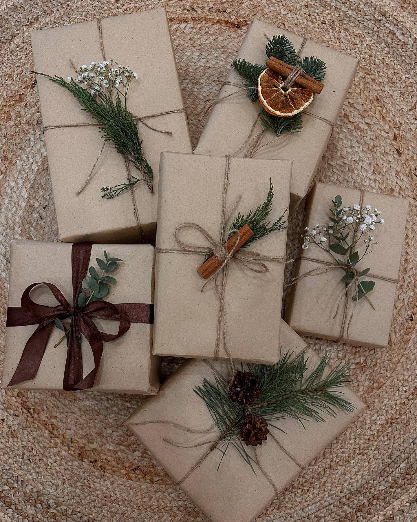 Example of the Gift Wrapping Aesthetic Trend featuring scandi style
