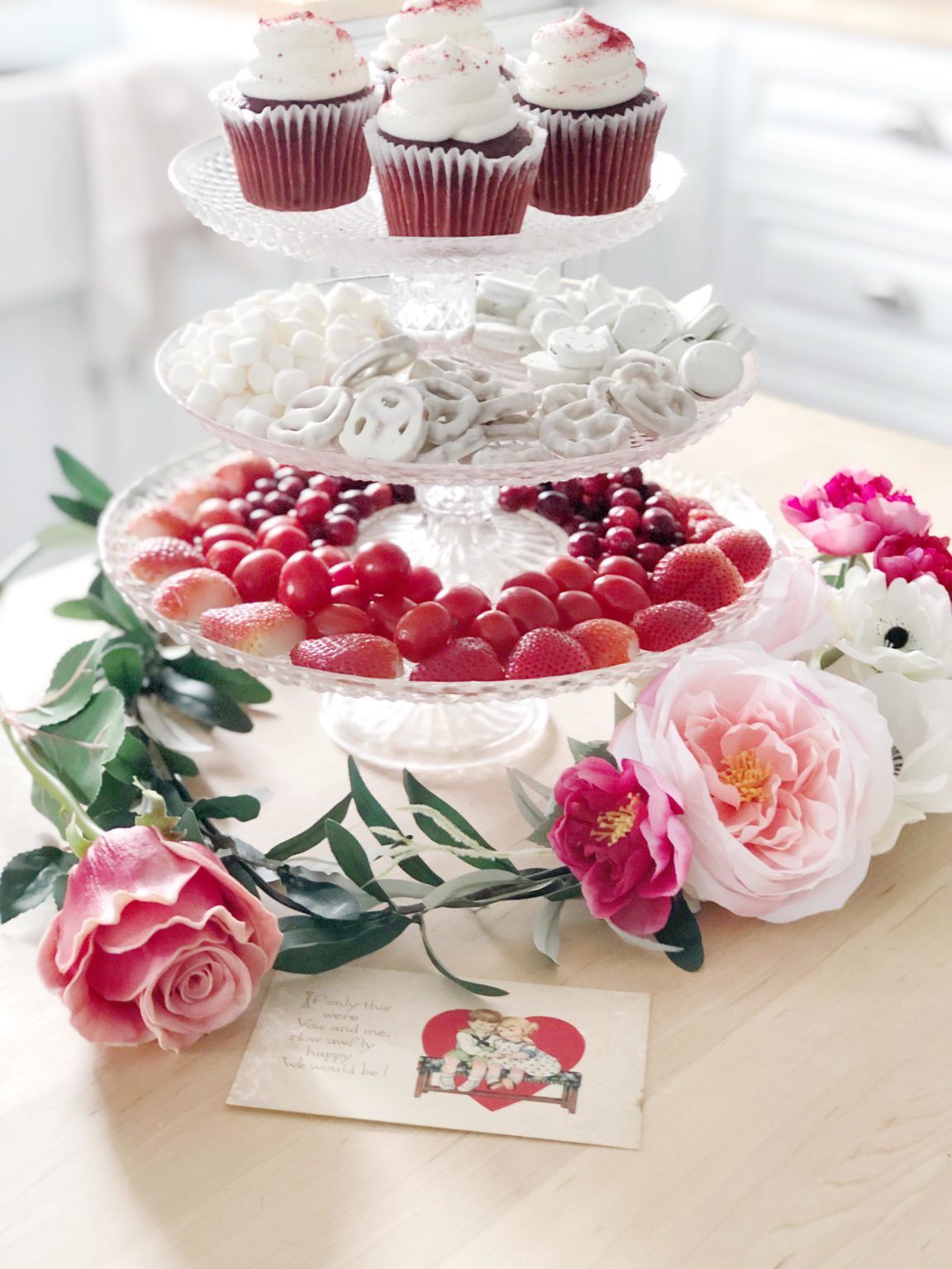 Valentines Day Charcuterie Board ideas and inspiration in red and pink