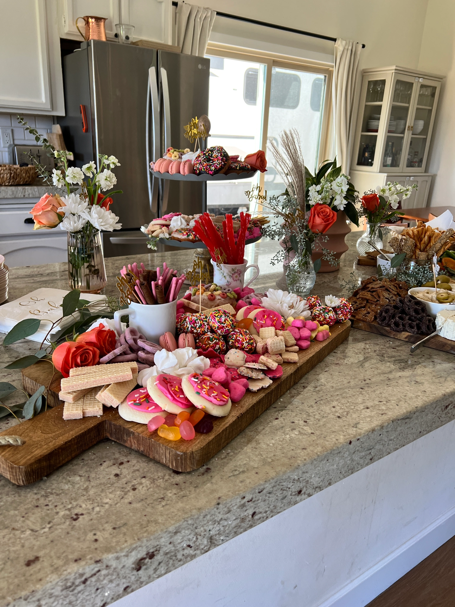 Valentines Day Charcuterie Board ideas and inspiration in red and pink