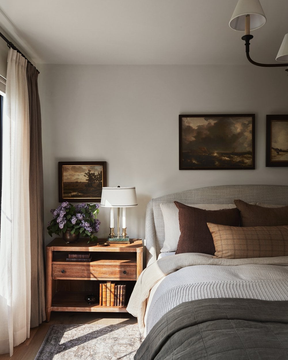 Home design trends 2025 idea featuring a bedroom with a modern heirloom style