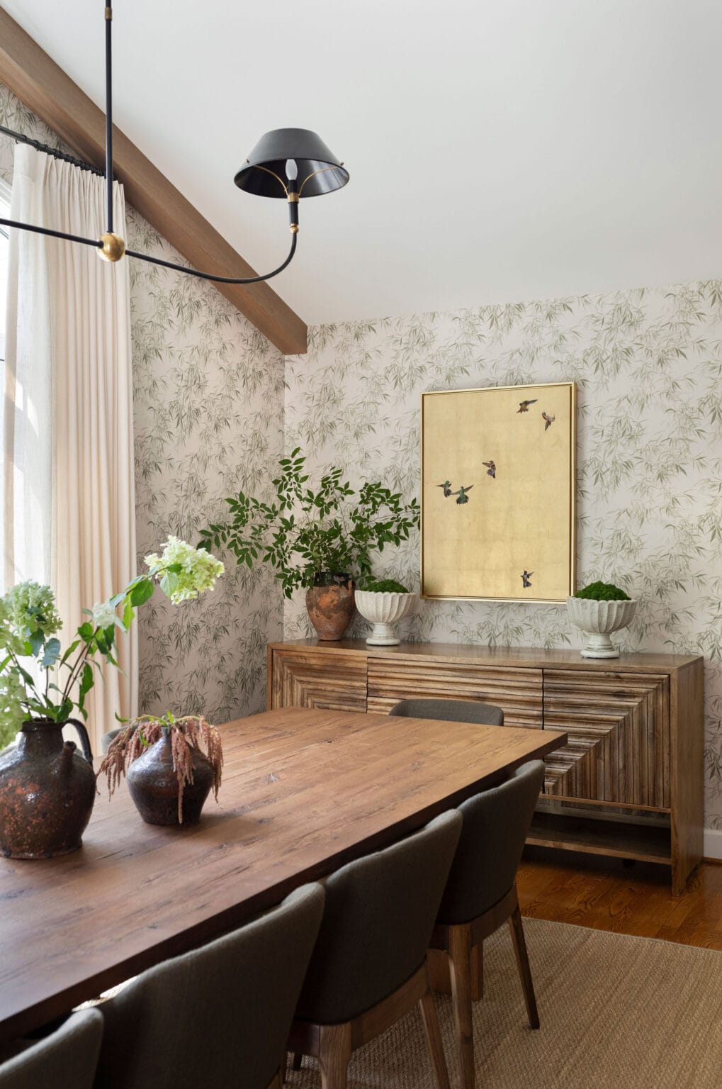Home design trends 2025 idea featuring a bedroom with a traditional rustic style