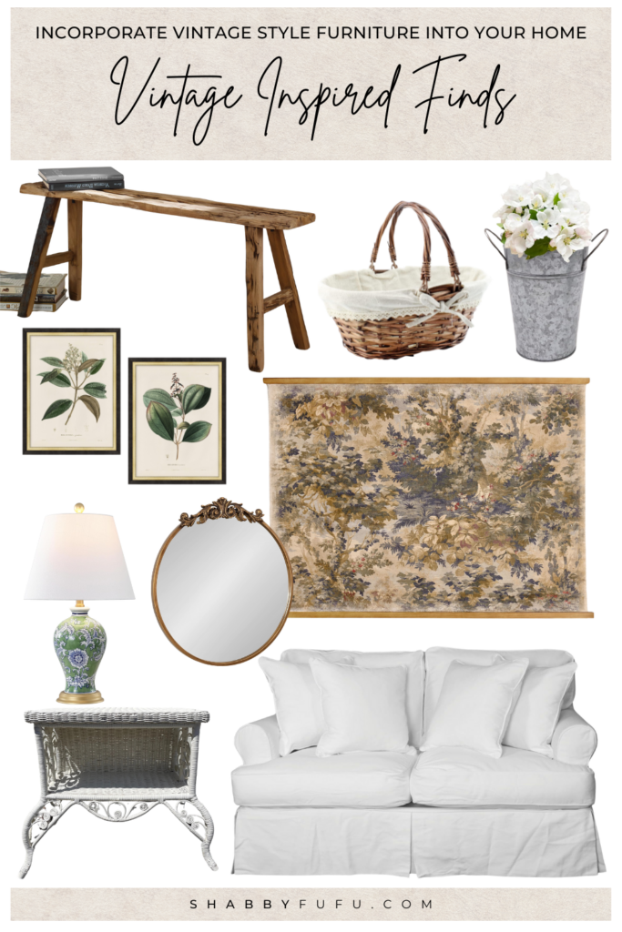 How to Incorporate Vintage Style Furniture into Your Home - shabbyfufu.com